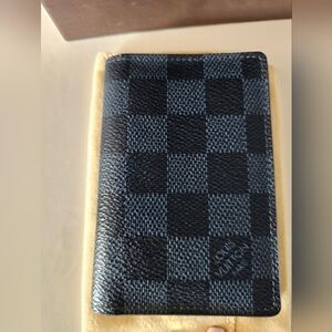 👑Louis Vuitton Damier Graphite Men's Card Holder Wallet – Authentic Like New